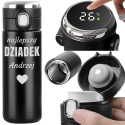 Termos LED 420ml z grawerem - prezent dla dziadka