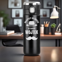 TERMOS LED Z GRAWEREM prezent dla dziadka