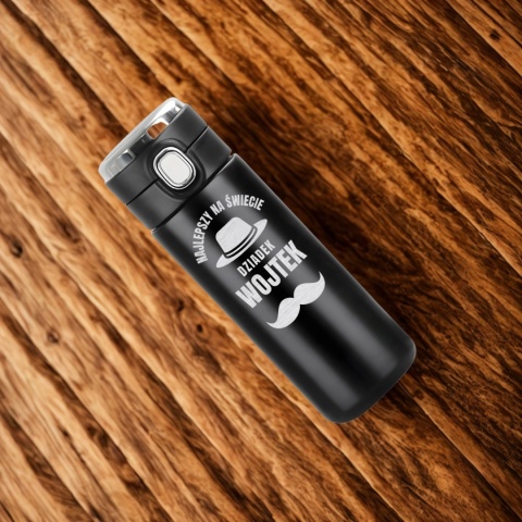 TERMOS LED Z GRAWEREM prezent dla dziadka