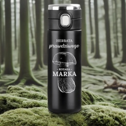 Termos LED - prezent dla grzybiarza „Herbata prawdziwego kozaka