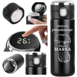 Termos LED - prezent dla grzybiarza „Herbata prawdziwego kozaka