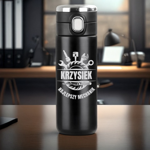 Termos z grawerem „Najlepszy Mechanik" - prezent dla mechanika