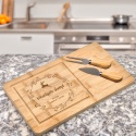 BAMBUSOWA DESKA DO SERÓW - ŚWIĄTECZNY PREZENT DLA BLISKICH