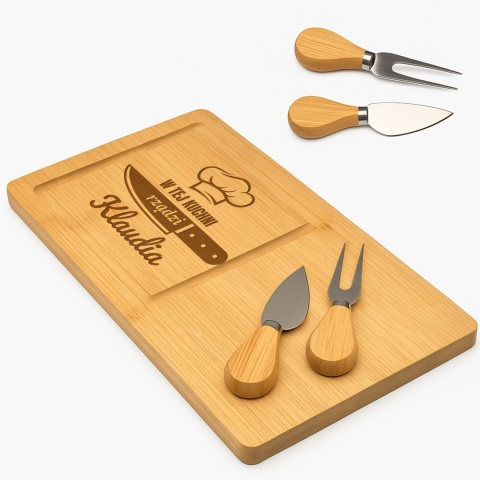 Bambusowa deska do serowania – idealny prezent dla kucharza