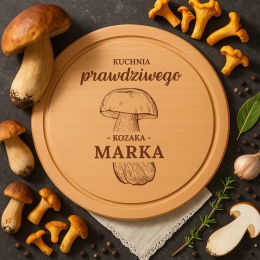 BUKOWA DESKA GRZYBIARZA - DLA PRAWDZIWEGO KUCHENNEGO KOZAKA