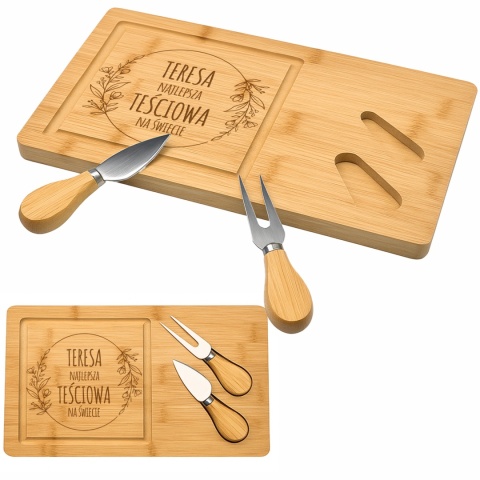 Deska do serów z grawerem - wyjątkowy prezent dla teściowej
