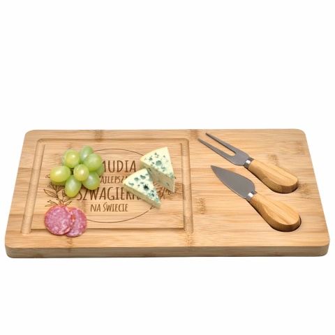 Deska do serów z personalizacją - prezent dla szwagierki
