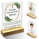 PERSONALIZOWANA STATUETKA PAMIĄTKA NA KOMUNIĘ ŚWIĘTĄ