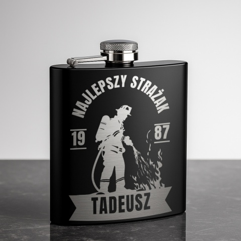 Piersiówka dla najlepszego strażaka - wyjątkowy prezent na urodziny