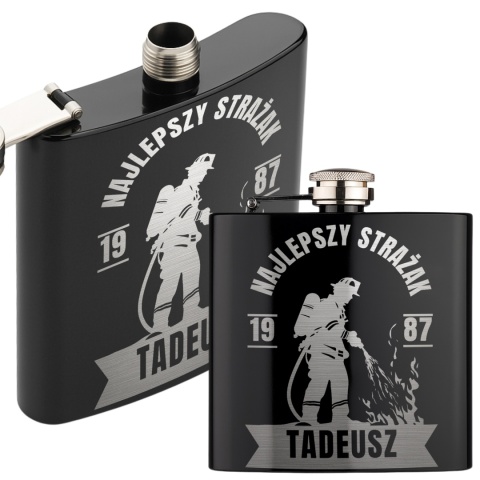 Piersiówka dla najlepszego strażaka - wyjątkowy prezent na urodziny