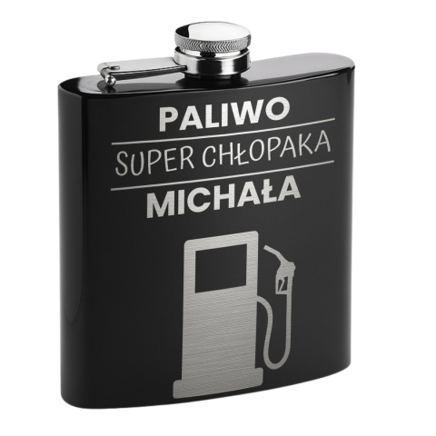 Piersiówka z grawerem dla chłopaka - prezent