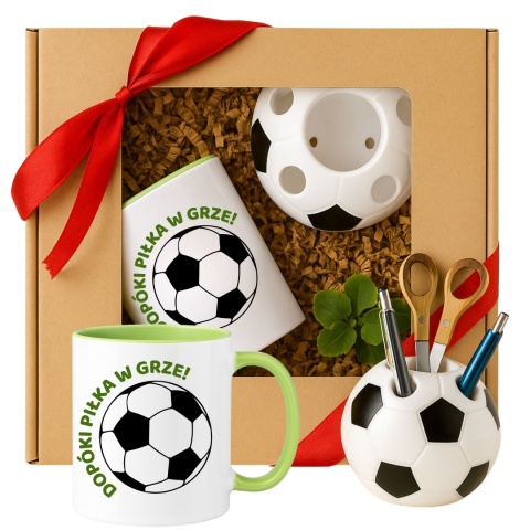 ZESTAW PIŁKARZA KUBEK I PRZYBORNIK